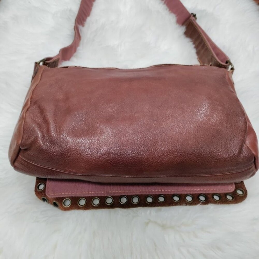 Wilson Leather Western Leather Prairie Cowgirl Hippie Boho Messanger Satchel Bag - Picture 9 of 13
